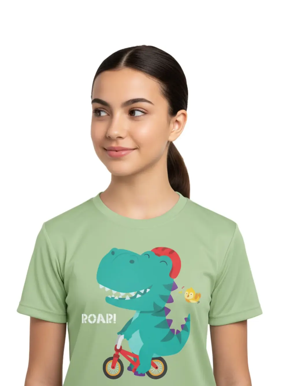 Tshirt for Kids Dinosaur 2-6Y Amazing Fun Tee, fabric detail