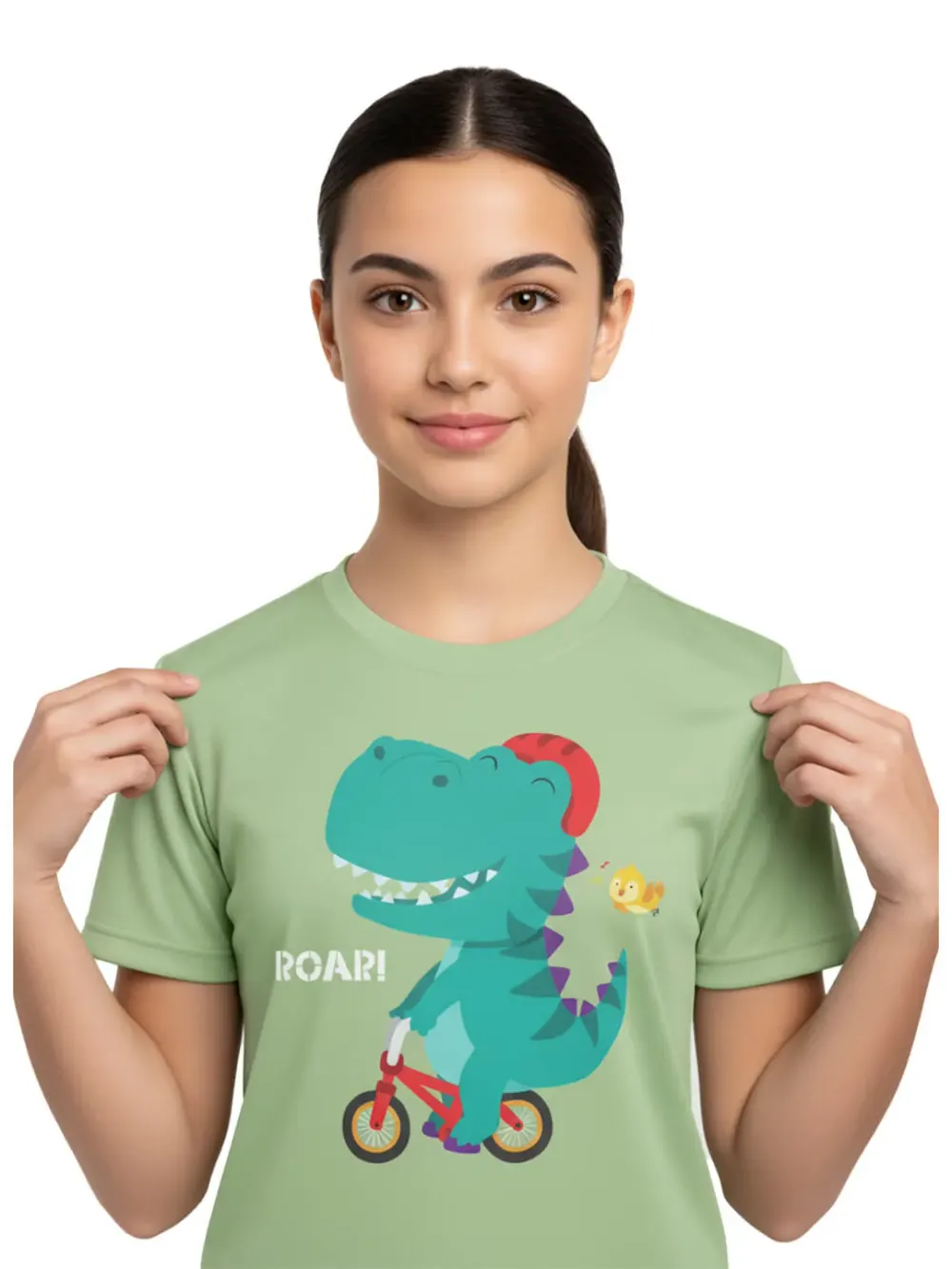 Tshirt for Kids Dinosaur 2-6Y Amazing Fun Tee, side view