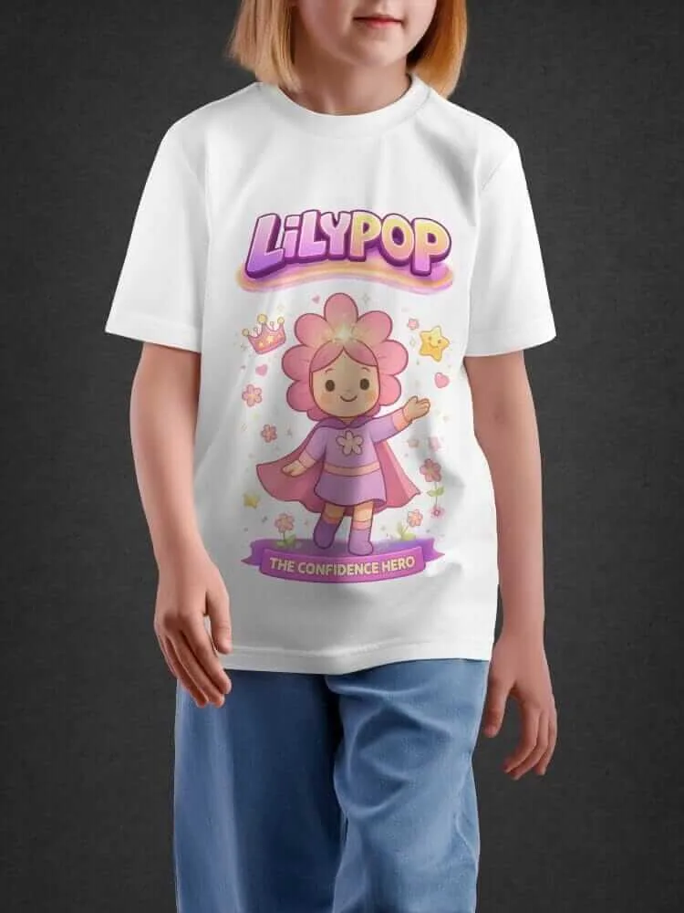 Tshirt For Kids, Lilypop Tshirts for Kids 7-12Y Cute Fun Tee by LAMBLILY