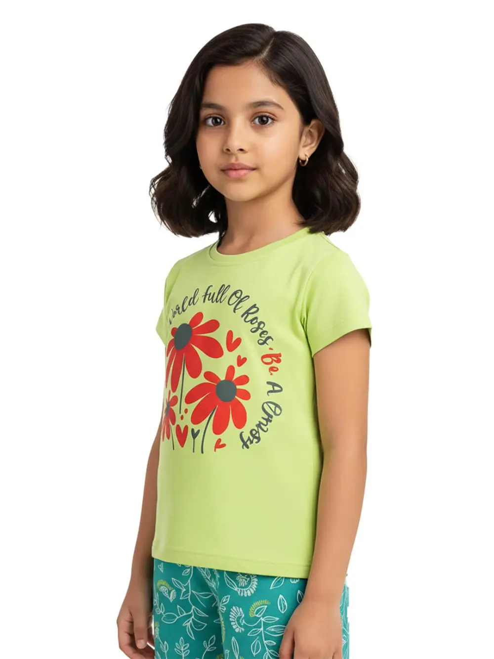 Dress sets for girls - Kids Dress Sets – Kids Clothes for Girls – Shorts for Girls | Roses, full outfit view