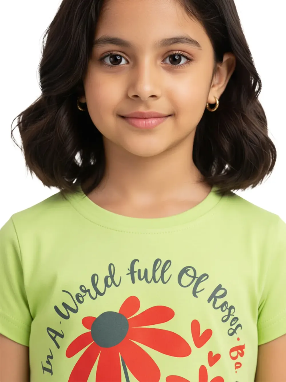 Dress sets for girls - Kids Dress Sets – Kids Clothes for Girls – Shorts for Girls | Roses, fabric detail
