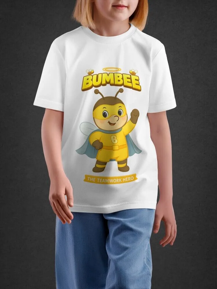 Tshirt For Kids, Bumbee Tshirts for Kids 7-12Y Cute Fun Tee by LAMBLILY