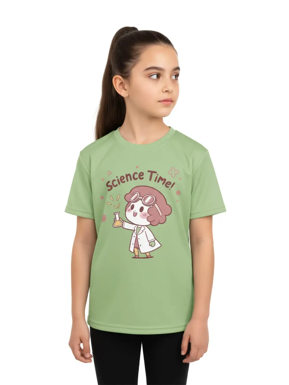 Tshirt for Girls Science 2-6Y Amazing Fun Tee, fabric detail