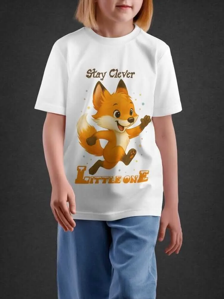 Tshirt For Kids, Tshirt for Kids Stay Clever 2-6Y Amazing Fun Tee by LAMBLILY