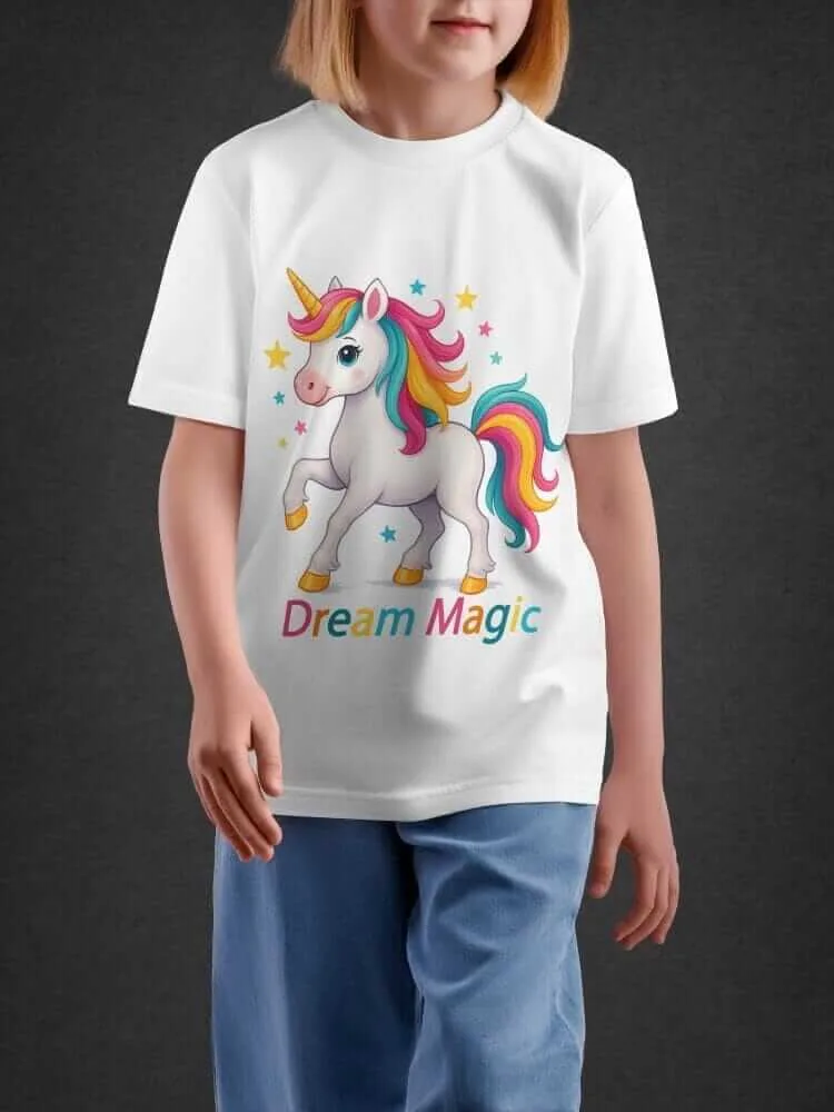 Tshirt For Kids, Tshirt for Kids Dream Magic 2-6Y Amazing Fun Tee by LAMBLILY