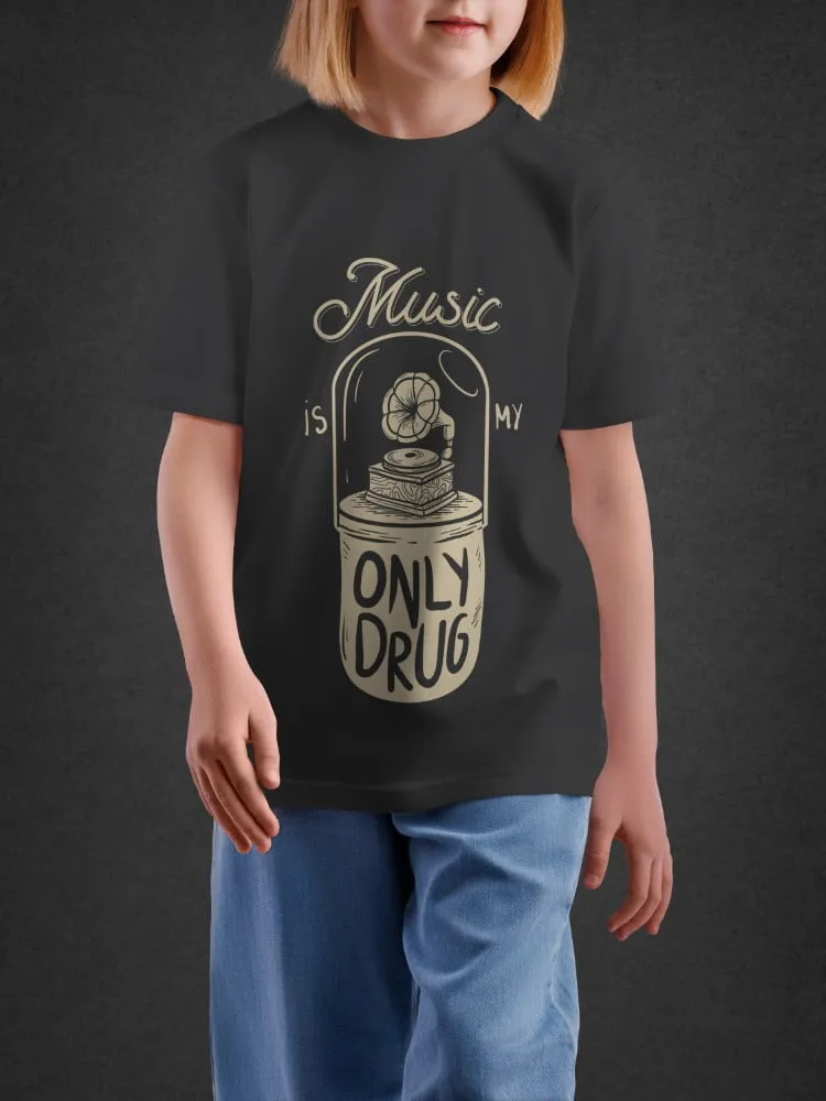 Tshirt For Boys, Tshirt for Boys Music Lover 11-16Y Vintage Tee by LAMBLILY