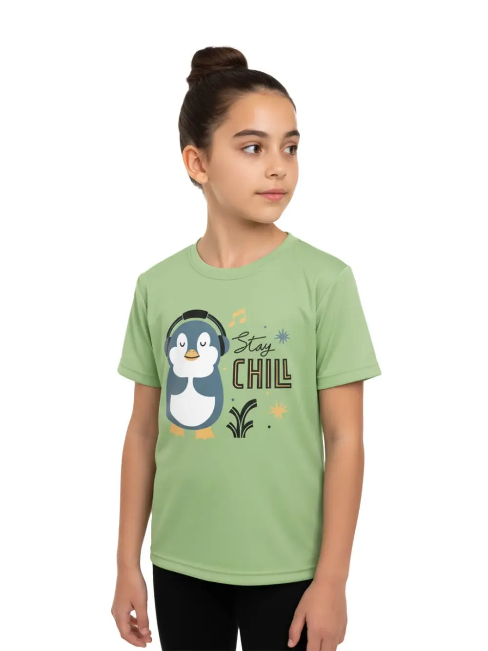 Tshirt for Kids Penguin 2-6Y Amazing Fun Tee, fabric detail