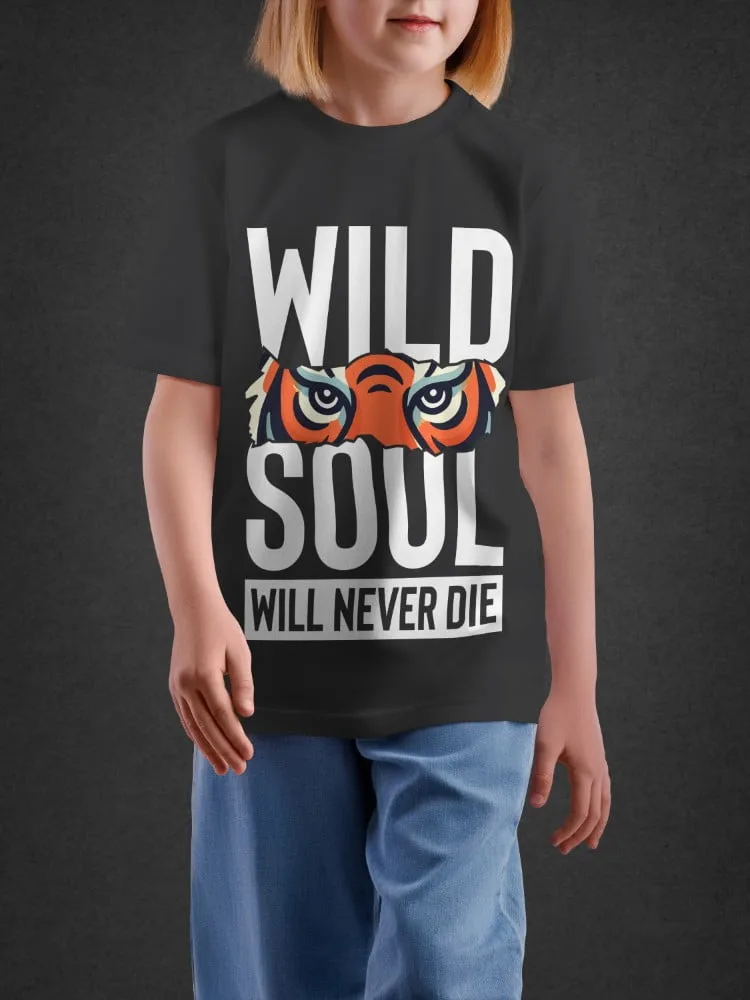 Tshirt For Boys, Tshirt for Boys Wild Soul 11-16Y Fearless Tee by LAMBLILY