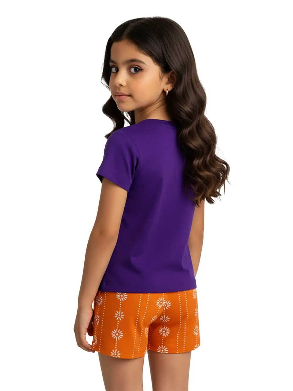 Dress sets for girls - Kids Dress Sets – Kids Clothes for Girls – Shorts for Girls | Be Kind, full outfit view