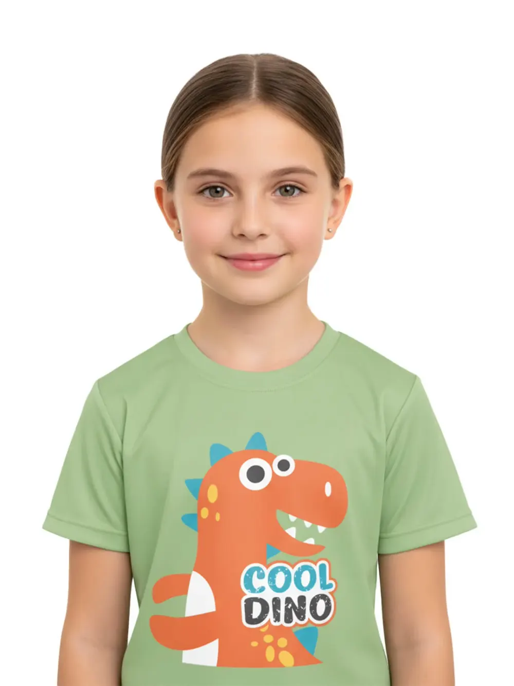 Tshirt for Kids Cool Dino 2-6Y Amazing Fun Tee, fabric detail
