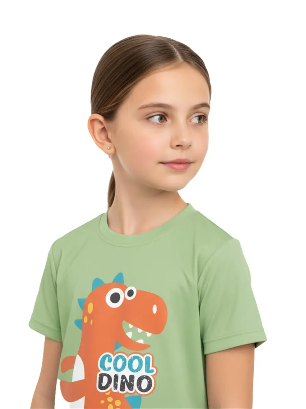 Tshirt for Kids Cool Dino 2-6Y Amazing Fun Tee, full outfit view