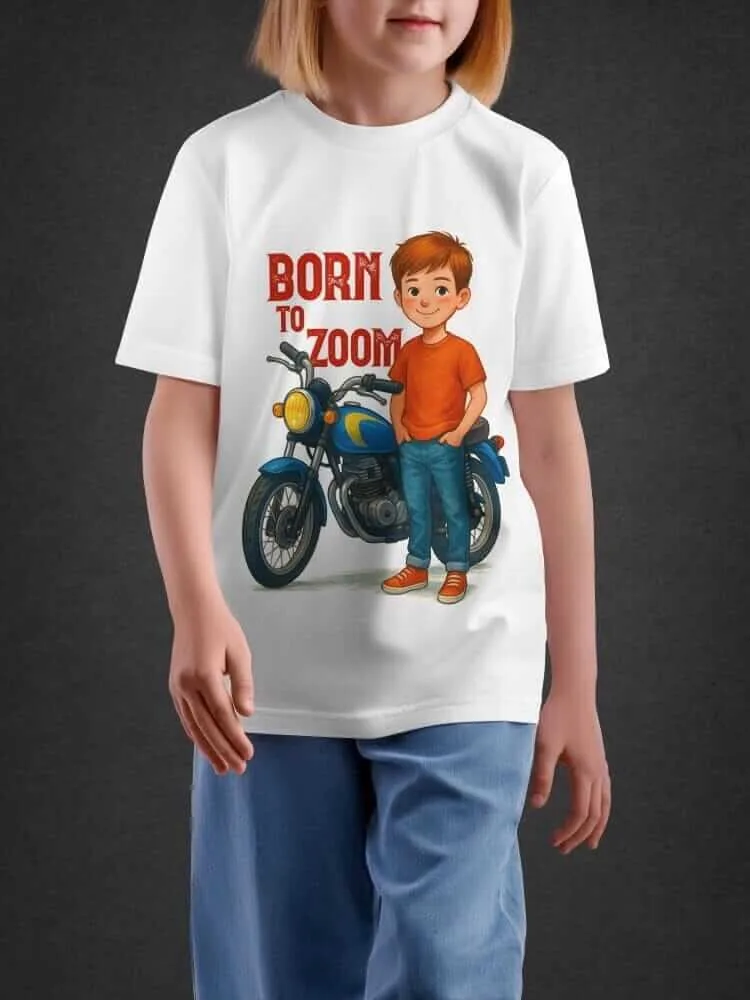 Tshirt For Boys, Tshirt for Boys Bike Rider 7-12Y Amazing Fun Tee by LAMBLILY