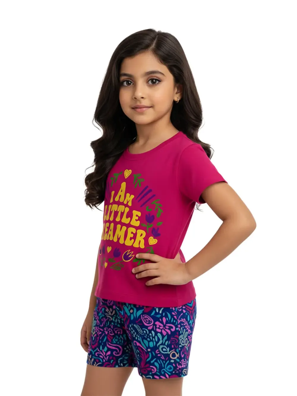 Dress sets for girls - Kids Dress Sets – Kids Clothes for Girls – Shorts for Girls | Dreamer, back view
