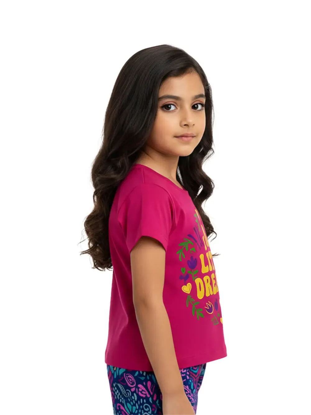 Dress sets for girls - Kids Dress Sets – Kids Clothes for Girls – Shorts for Girls | Dreamer, fabric detail