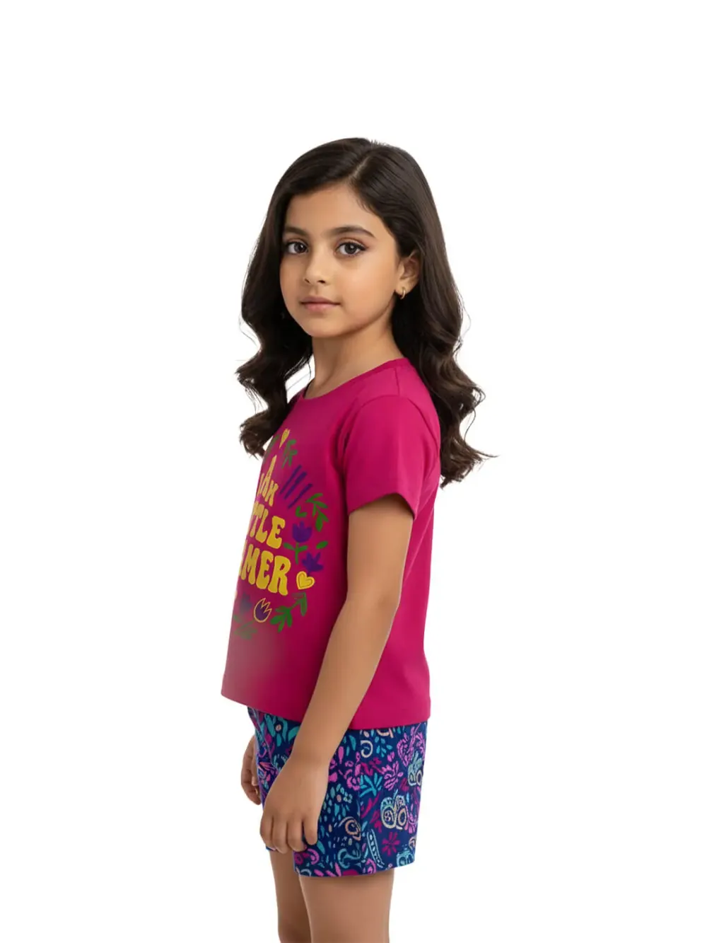 Dress sets for girls - Kids Dress Sets – Kids Clothes for Girls – Shorts for Girls | Dreamer, close-up detail