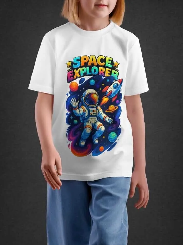 Tshirt For Kids, Tshirt for Kids Astronaut 7-12Y Amazing Fun Tee by LAMBLILY