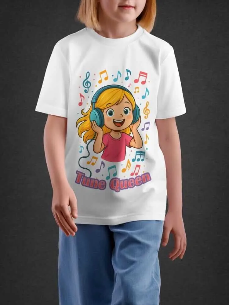 Tshirt For Girls, Tshirt for Girls Music Lover 7-12Y Amazing Fun by LAMBLILY