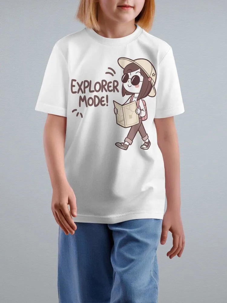 Tshirt For Girls, Tshirt for Girls Explorer 2-6Y Amazing Fun Tee by LAMBLILY
